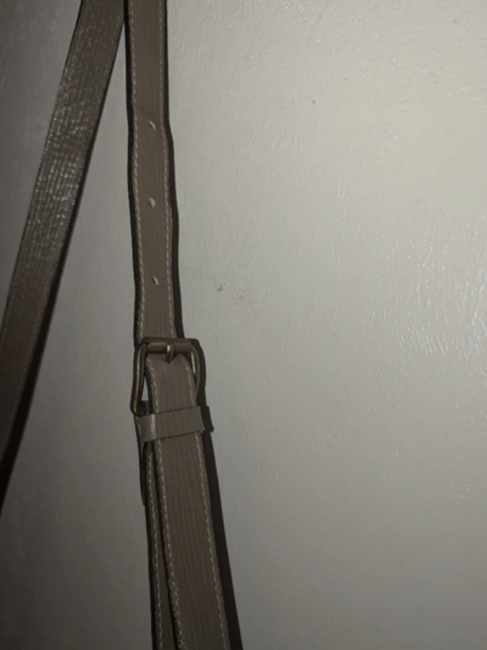 Fendi Brown Taupe FF Logo Crossbody Bag